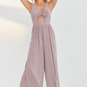 Silence + Noise Twist-front Jumpsuit